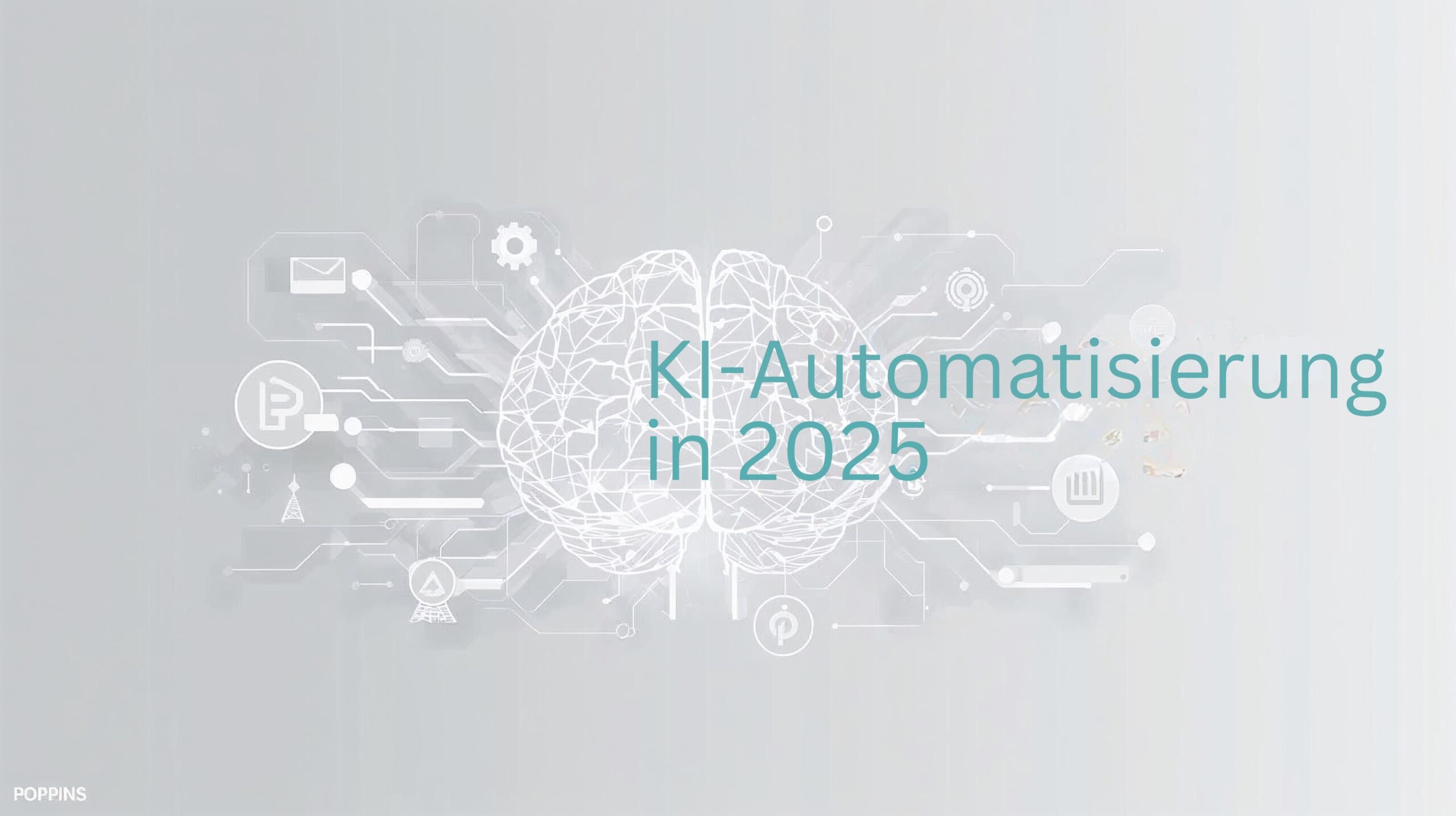 Futuristisches Bild eines Gehirns mit abstrakten Grafiken